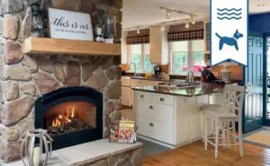 Fall Retreat at Elmslie Oasis Fireplace Scenic Sunsets Await!