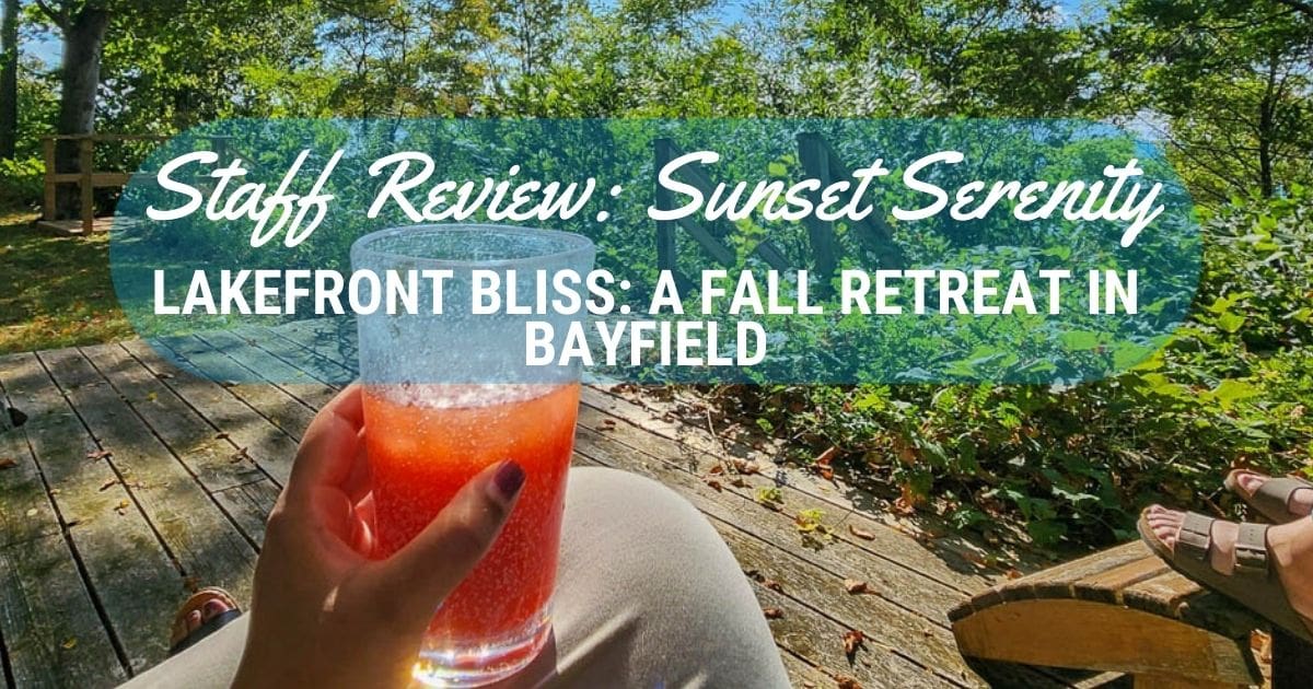 Sunset Serenity Cottage 2bedroom Lakefront Lakeview pet friendly hottub spa jacuzzi cottage rental bayfield goderich grandbend lake huron ontario staff review-blog feature2