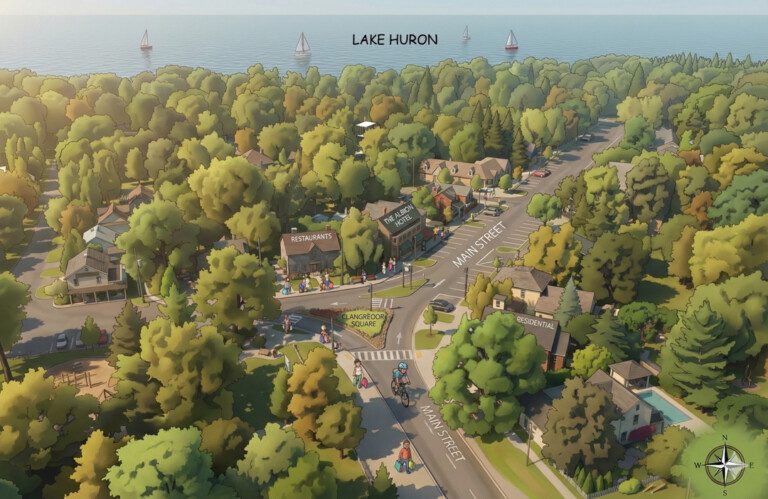 Bayfield Lake Huron the albion rosies icecream