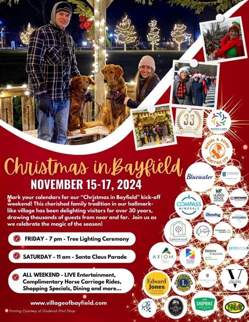 Christmas in Bayfield poster small