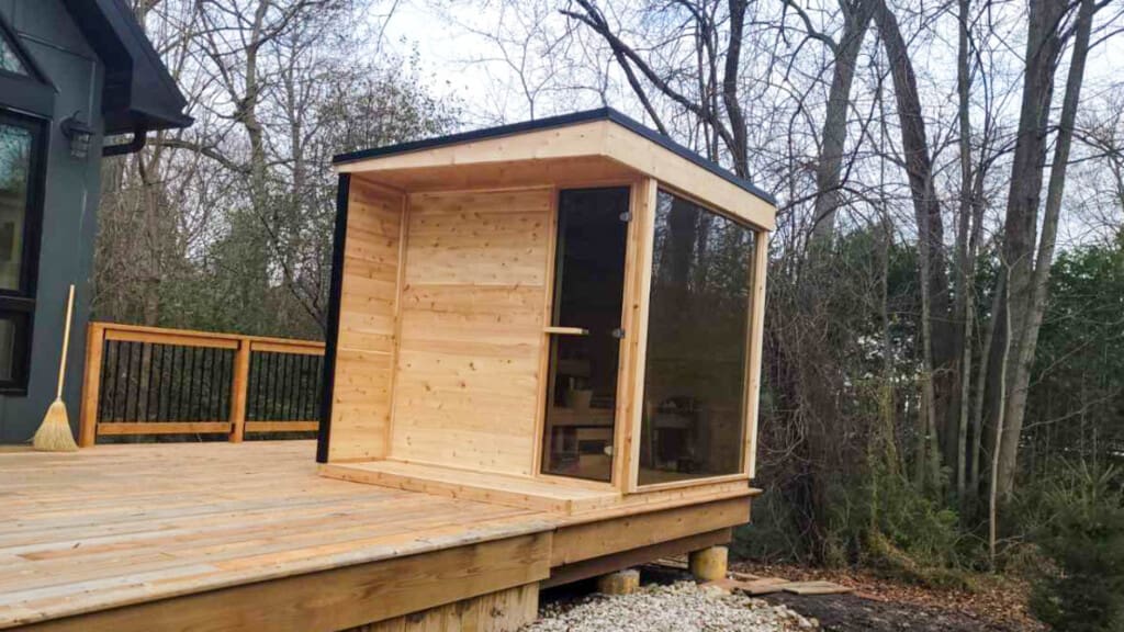 Relax in our NEW Sauna