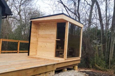 Relax in our NEW Sauna