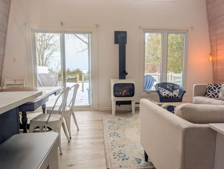 Turkey Perch lakeview beachfront cottage vacation rental pet friendly 4bedroom bayfield goderich grand bend lake huron ontario cottage rental 3 2