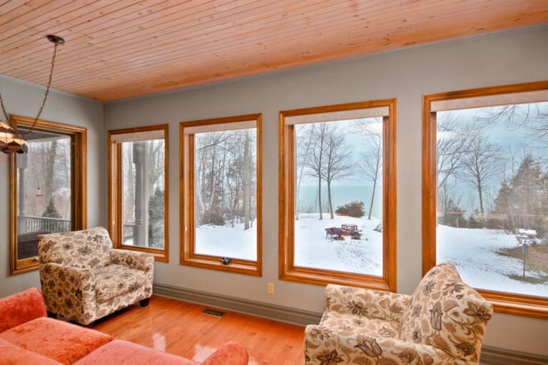 woodland retreat winter cottage rental pet friendly lakefront lakeview bayfield goderich lake huron 3
