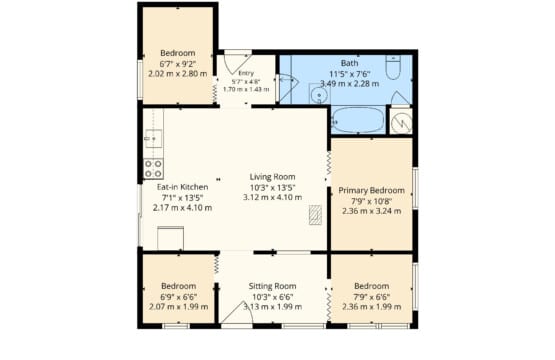 FLOORPLAN Sunset shores cottage Pet Dog Friendly 4 bedroom cottage vacation rental grand bend grandbend lake huron